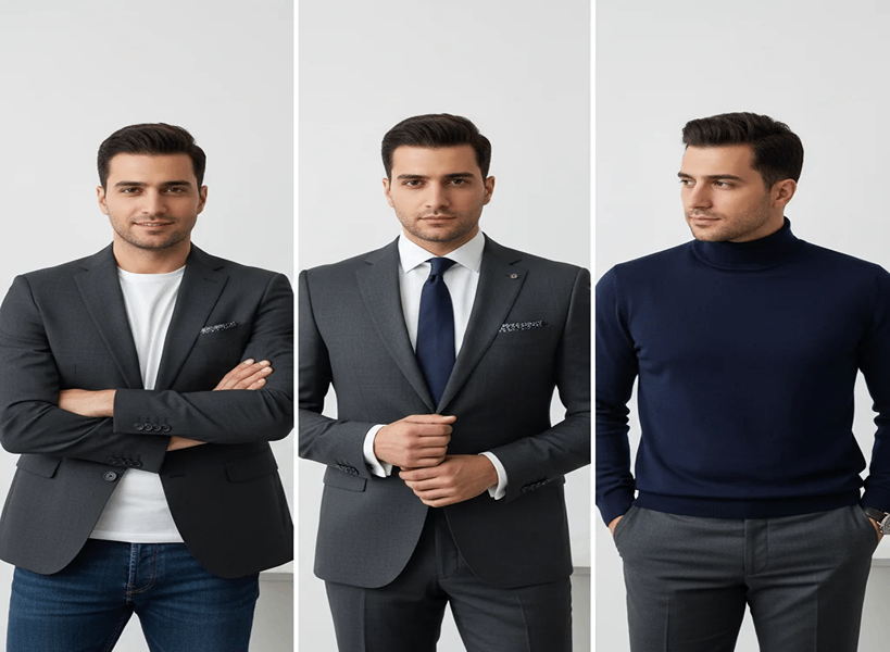 استایل کردن کت شلوار مردانه